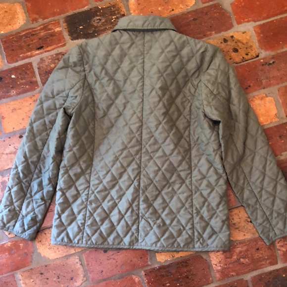 Kim Roger snap up quilted jacket with contrasting plaid interior szM - Picture 6 of 10